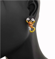 Ohrringe Artlinea Dame Animals smalti in Silber Zirconia ZOR1230-MN - ZOR1230-MN